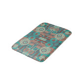 Zuidwestelijke Tribal Geometrische vormen Abstract Badmat (Gekanteld)