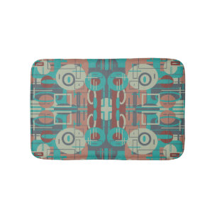 Zuidwestelijke Tribal Geometrische vormen Abstract Badmat