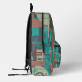 Zuidwestelijke Tribal Geometrische vormen Abstract Bedrukte Rugzak (Links)