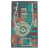 Zuidwestelijke Tribal Geometrische vormen Abstract Klein Cadeauzakje (Voorkant)