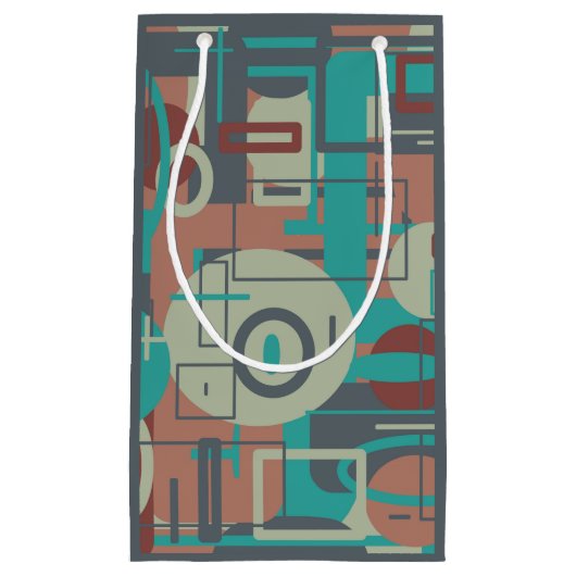 Zuidwestelijke Tribal Geometrische vormen Abstract Klein Cadeauzakje (Voorkant)