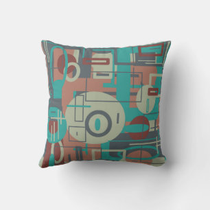 Zuidwestelijke Tribal Geometrische vormen Abstract Kussen