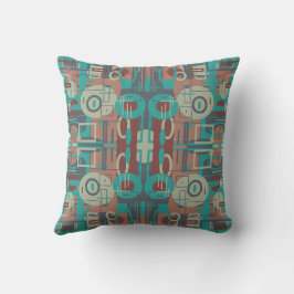 Zuidwestelijke Tribal Geometrische vormen Abstract Kussen