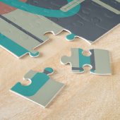 Zuidwestelijke Tribal Geometrische vormen Abstract Legpuzzel (Zijkant)