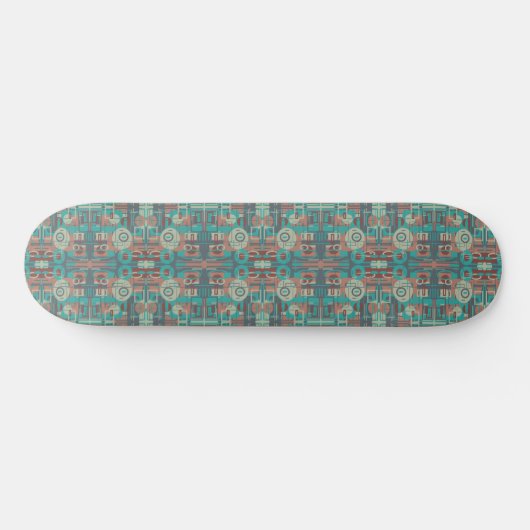 Zuidwestelijke Tribal Geometrische vormen Abstract Persoonlijk Skateboard