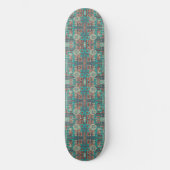 Zuidwestelijke Tribal Geometrische vormen Abstract Persoonlijk Skateboard (Voorkant)