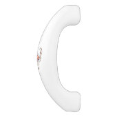 Zuidwestelijke Tribal Skull 3 Keramische Knop (Zijkant)