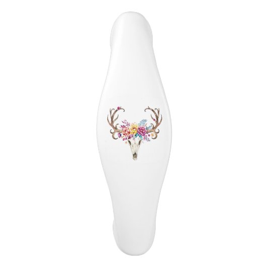 Zuidwestelijke Tribal Skull 3 Keramische Knop (Voorkant)