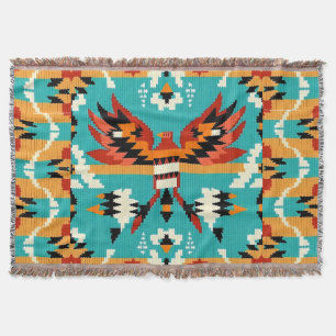 Zuidwestelijke Tribal Thunderbird Gooi Deken