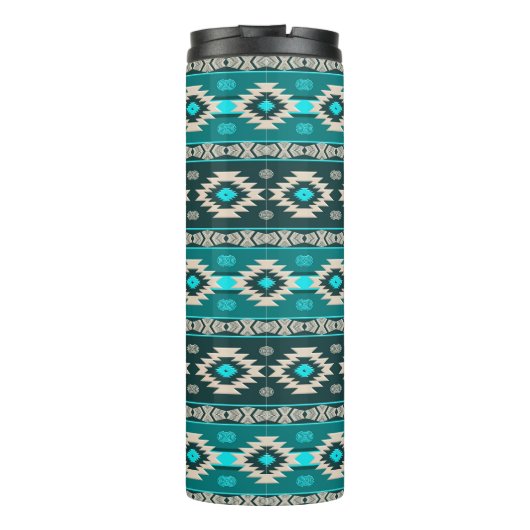 Zuidwestelijke tribale thermische tumbler thermosbeker (Achterkant)