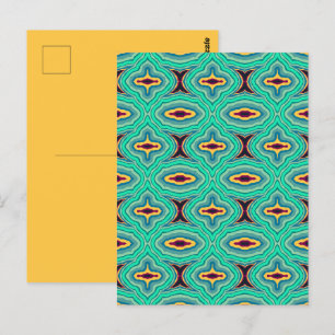 Zuidwestelijke Tropische Boho Chic Geode Patroon K Briefkaart