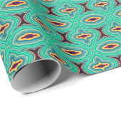 Zuidwestelijke Tropische Boho Chique Geode Patroon Cadeaupapier (Rol Hoek)