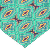 Zuidwestelijke Tropische Boho Chique Geode Patroon Korte Tafelloper (Hoek)