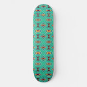 Zuidwestelijke Tropische Boho Chique Geode Patroon Persoonlijk Skateboard (Voorkant)