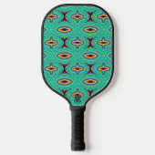 Zuidwestelijke Tropische Boho Chique Geode Patroon Pickleball Paddle (Voorkant)