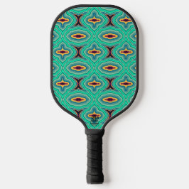 Zuidwestelijke Tropische Boho Chique Geode Patroon Pickleball Paddle