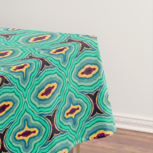 Zuidwestelijke Tropische Boho Chique Geode Patroon Tafelkleed (Voorbeeld)