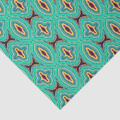 Zuidwestelijke Tropische Boho Chique Geode Patroon Tissuepapier (Detail)