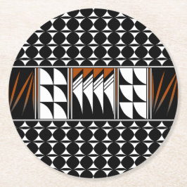 Zuidwestelijke Veatherzegels Ronde Kartonnen Onderzetter