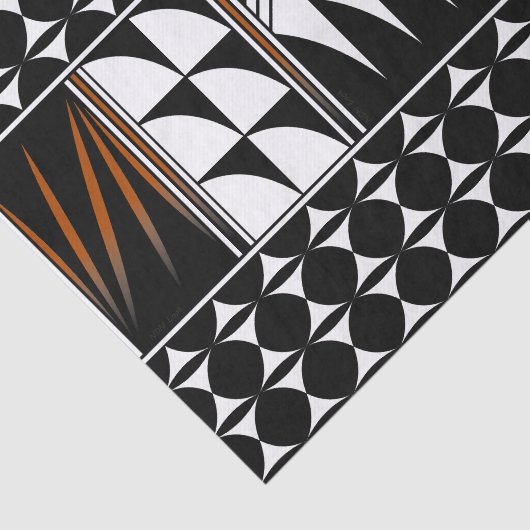 Zuidwestelijke Veatherzegels Tissuepapier (Detail)