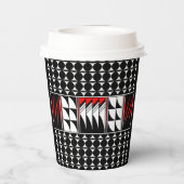 Zuidwestelijke Veer Blessenaars in het rood Papieren Bekers (Achterkant)