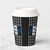 Zuidwestelijke Veer Blessings in Blauw Papieren Bekers (Rechts)