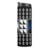 Zuidwestelijke Veer Blessings in Blauw Thermosbeker (Geroteerd rechts)