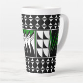 Zuidwestelijke Veer Blessings in Groen Latte Mok (Rechterhoek)