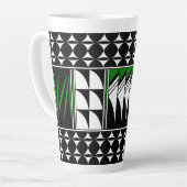 Zuidwestelijke Veer Blessings in Groen Latte Mok (Linkerhoek)