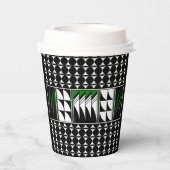 Zuidwestelijke Veer Blessings in Groen Papieren Bekers (Achterkant)