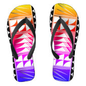 Zuidwestelijke Veer Blessings in regenboog Teenslippers (Voetbed)