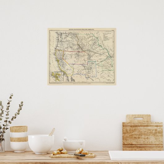 Zuidwestelijke Verenigde Staten Poster (Keuken)