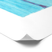 Zuidwestelijke waterverf woestijntuin poster (Hoek)