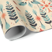 Zuidwestelijke Woestijn Blauwe gevederde Ster Bota Cadeaupapier (Rol Hoek)