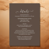 Zuidwestelijke woestijn Cactus Alles in één bruilo Kaart