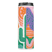 Zuidwestelijke Woestijn Cactus Grafiek Thermosbeker (Achterkant)
