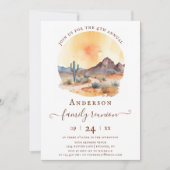 Zuidwestelijke woestijn en cactus familiereünie kaart (Voorkant)