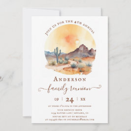 Zuidwestelijke woestijn en cactus familiereünie kaart