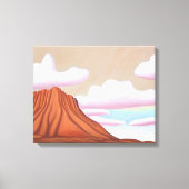 Zuidwestelijke woestijn en Mesa Minimalistische ku Canvas Afdruk (Voorkant)