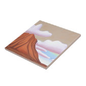 Zuidwestelijke woestijn en Mesa Minimalistische ku Tegeltje (Zijkant)
