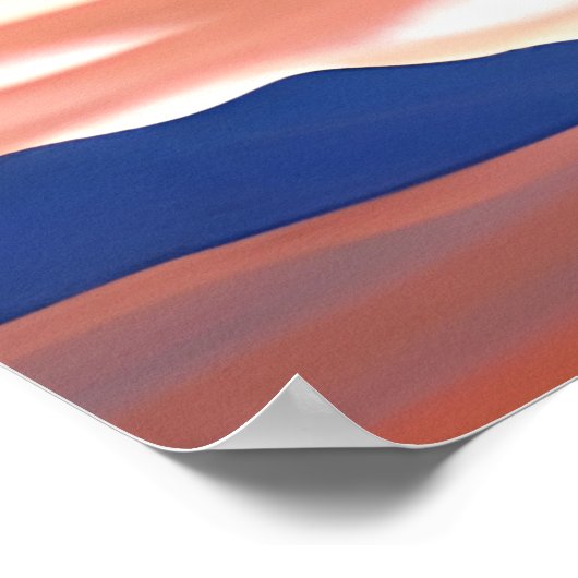 Zuidwestelijke woestijn en Sky minimalistische kun Poster (Hoek)