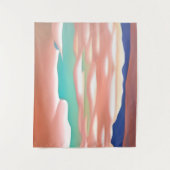 Zuidwestelijke woestijn en Sky minimalistische kun Wandkleed (Voorkant)