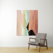 Zuidwestelijke woestijn met duinen minimalistische wandkleed (In situ)