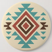 Zuidwestelijke Woestijn Ronde Button 6,0 Cm (Voorkant)