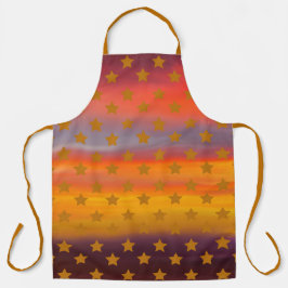 Zuidwestelijke Woestijn Stars And Stripes Abstract Schort