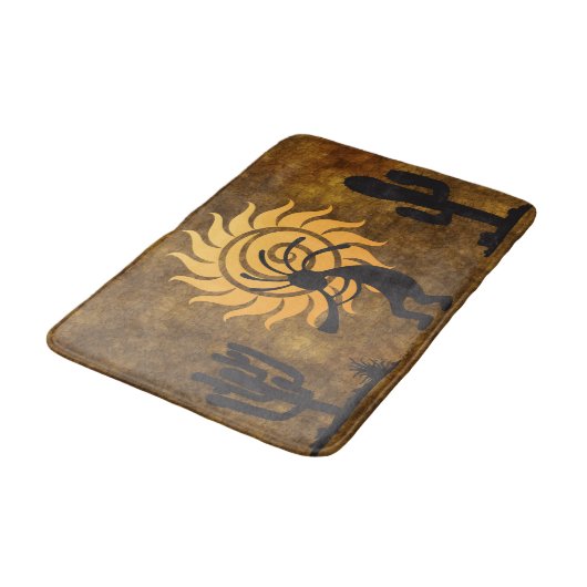 Zuidwestelijke woestijn Sun Kokopelli Badmat (Gekanteld)