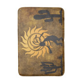 Zuidwestelijke woestijn Sun Kokopelli Badmat (Voorkant Verticaal)