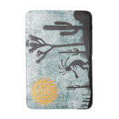 Zuidwestelijke woestijn Sun Kokopelli Badmat (Voorkant Verticaal)