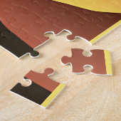 Zuidwestelijke woestijn zonsondergang met bergen legpuzzel (Zijkant)