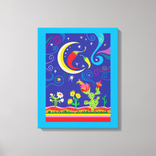 Zuidwestelijke woestijnhemel canvas afdruk